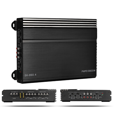 #ad 9900W 12V Car Amplifier Powerful Stereo Audio Power 4 Channel Bass Amp Class AB