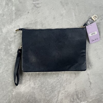#ad Dia amp; Co Black Wristlet Purse Clutch Shoulder Bag Crossbody Versatile Pocketbook