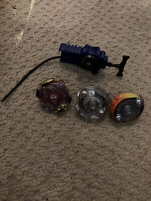 #ad 3 BEYBLADE Burst Tops With Launcher