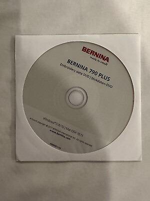 #ad Bernina 790 Plus Embroidery Data DVD