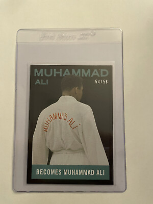 #ad 2021 topps muhammad ali peoples champ card 10 becomes Ali 54 56