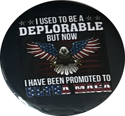 #ad Trump 2024 buttons I used to be a Deplorable Bulk Lot of 100 pins 2.25quot;