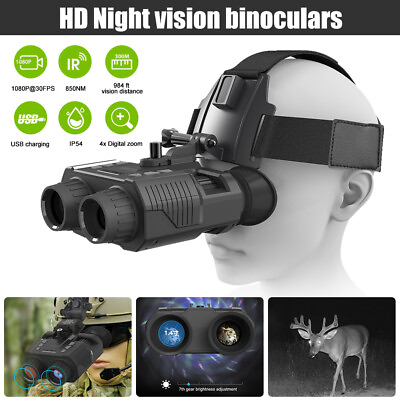 #ad 850nm Night Vision Goggles IR Infrared Technology Hunting Binocular for Scouting