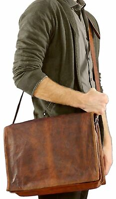 Cyber Monday Leather Messenger Shoulder Bag Men Satchel Laptop School Briefcase $35.80