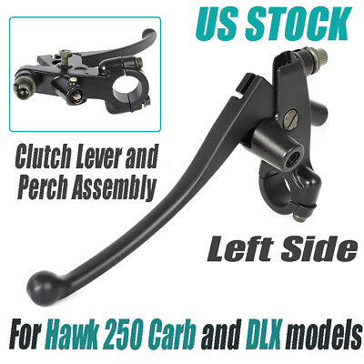 #ad Aluminum Clutch Lever and Perch Assembly Left For Hawk 250 Carb and DLX Models