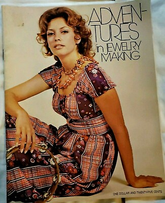 #ad 1971 Adventures in Jewelry Making Liz Grisham Vintage Beading Cunningham Art