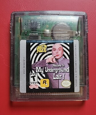 #ad Austin Powers Welcome to My Underground Lair Nintendo GameBoy Color GBC. Tested