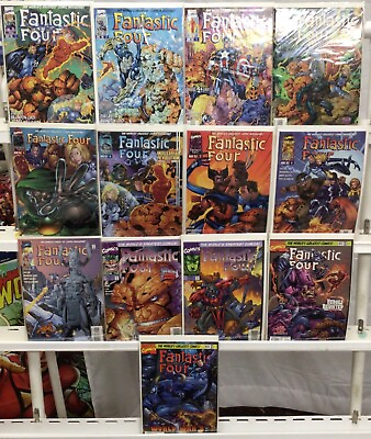 #ad Marvel Comics Fantastic Four #1 13 Complete Set VF 1996