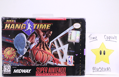 #ad NBA HangTime Brand New Super Nintendo SNES Rare Factory Sealed VGA WATA NIB