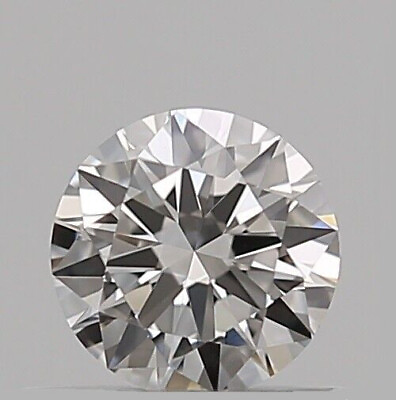 #ad 5.10 MM Diameter Round Cut CVD LAB GROWN Diamond 0.54 Ct H VVS For Ring