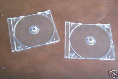 #ad 1000 SINGLE CD TRAYS W COMPACT DISC AUDIO CDA LOGO CLEAR KC02PK CDA