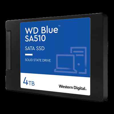 #ad Western Digital 4TB WD Blue SA510 SATA Internal SSD 2.5” 7mm Cased WDS400T3B0A