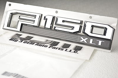 #ad 2015 Ford F 150 XLT Chrome Fender Emblem Nameplate LH Side new OEM FL3Z 16720 D