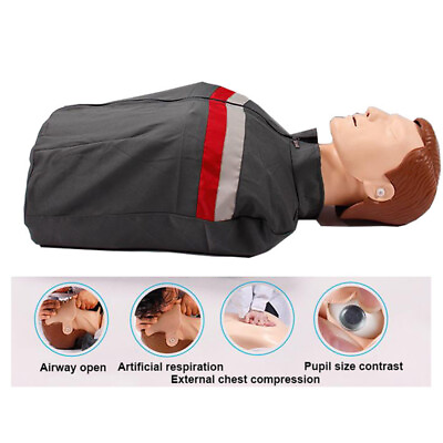 #ad 70x22x34cm Bust CPR Training Manikin Professional Nursing Training ATT