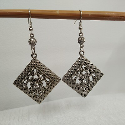 #ad Silver Dangle Drop Earrings Women#x27;s Earrings 3quot;
