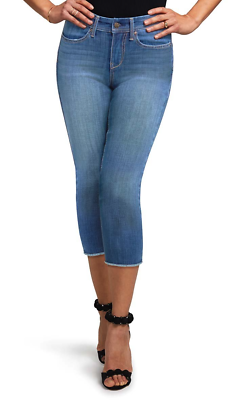 #ad NYDJ Boost Crop Skinny Capri Jeans Iliad