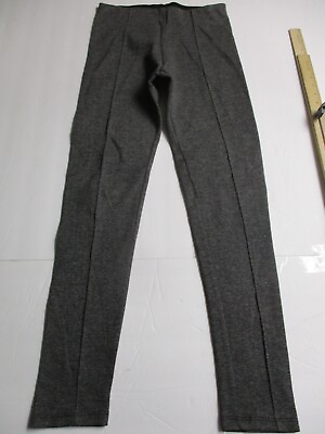 #ad Womens zara basic collection gray stretch waistband pants