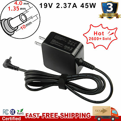 #ad For Asus 19V 2.37A 45W Laptop Charger AC Adapter Power Supply for AD883J20