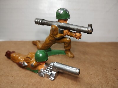 #ad 2 Manoil Toy Soldiers Lot