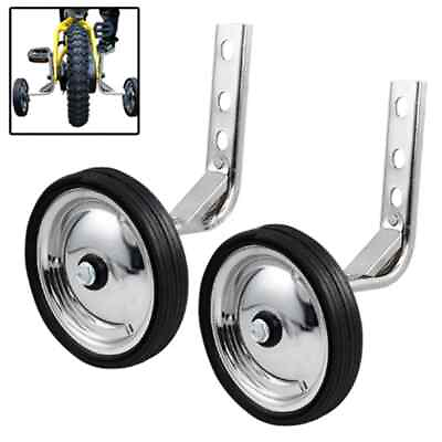 #ad Quality Universal 12 14 16 18 20 inch METAL Training Wheels For Kids Bikes