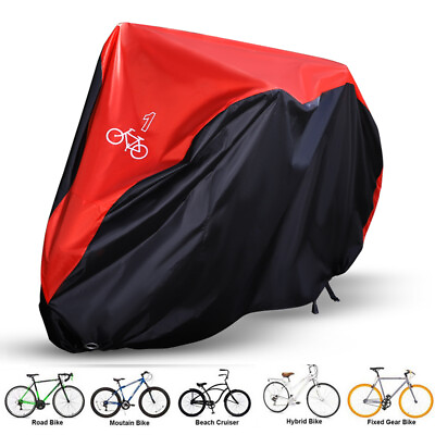 #ad Waterproof Bicycle Mountain Bike Cover Outdoor Rain Dust UV Protector For Single