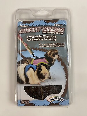 #ad Super Pet Brand Comfort Harness and Stretchy Stroller Size Medium