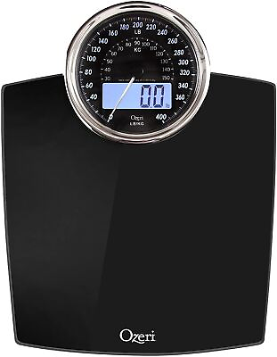 #ad Ozeri Rev 400 lbs Bathroom Scale Colors with Electro Mechanical Weight Dial