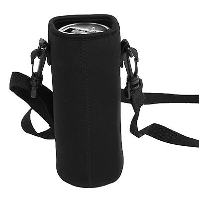 #ad Water Bottle Sleeve With Strap Sling Holder Case Insulated Water Pouch Portable