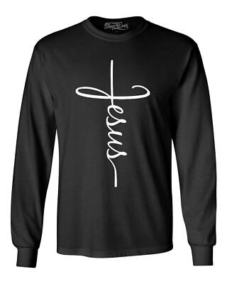 #ad Jesus Cross Long Sleeve Christian Religious Faith Disciple Church Christ Shirts