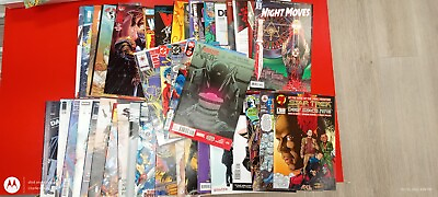 #ad Huge 6lb Comic Book Lot Over 40 DC Marvel and Mature Genre Comics