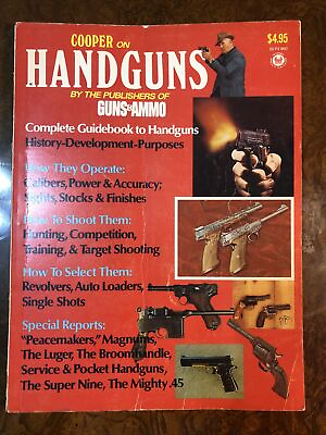 #ad Cooper on Handguns by the publishers of Guns and Ammo 1974