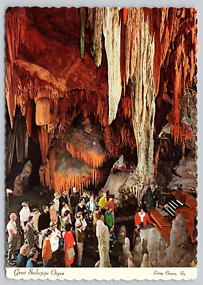 #ad #ad Postcard Luray Virginia Great Stalacpipe Organ The Beautiful Caverns of Luray