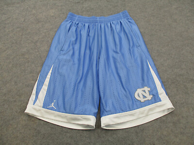 #ad #ad North Carolina Tar Heels Shorts Mens Medium Blue White Air Jordan Basketball 11quot;