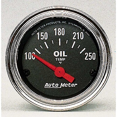 #ad AutoMeter 100 250 degree Oil Temp Gauge 2542