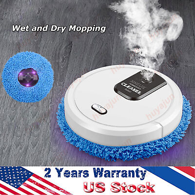 #ad Smart Robot Cleaner Dry amp; Wet Sweeping USB Charging Sweeping Mopping Machine New