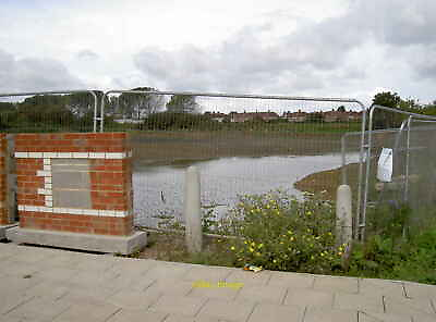 #ad Photo 6x4 A temporary pond? Filwood Park This part of ground behind Filwo c2017