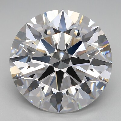 #ad Lab Created Diamond 11.46 Ct Round F VS1 Quality Ideal Cut IGI Certified Loose