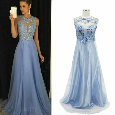 Formal Wedding Bridesmaid Evening Women Party Ball Prom Gown Long Cocktail Dress $14.88