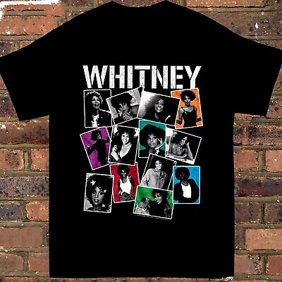 #ad Hot Whitney Houston Picture Collection Black All Size Shirt