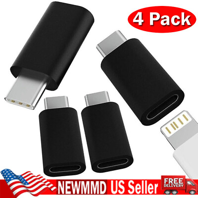 #ad 4Pack Lightn ing Female to USB C Male AdapterCompatible with iPhone 14 Pro Max