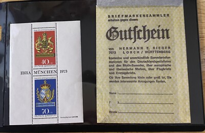 #ad Several Blocks Of German Stamps. Mint Never Hinged. üÿ