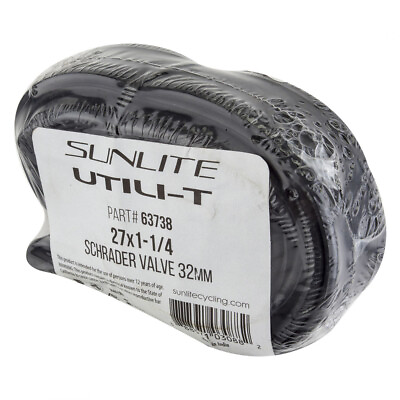 #ad Sunlite Utili T Standard Schrader Valve Tubes 700x32 38 27x1 1 4 SV 32mm 0d