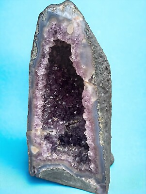 #ad WONDEROUS Large Purple Amethyst Cathedral Geode 18lbs Healing Energy Force
