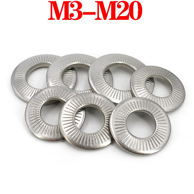 #ad 304 A2 Stainless Steel Butterfly Saddle Washers Anti skid M3 M4 M5 M6 M8 M10 M20