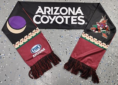 #ad Arizona Coyotes Light Reversible Kachina Fox Sports Collectible Scarf