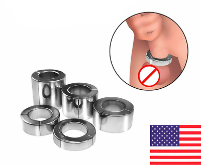 #ad 35mm Male Enhancer Ring Ball Man Stainless Steel Ball STRETCHERING Weight Heavy