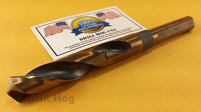 #ad Drill Hog USA 5 8quot; Drill Bit 5 8quot; Silver amp; Deming Bit M7 HSS Lifetime Warranty
