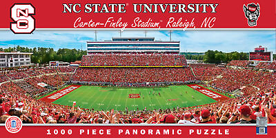 #ad MasterPieces NC State Wolfpack NCAA 1000 Piece Panoramic Jigsaw Puzzle