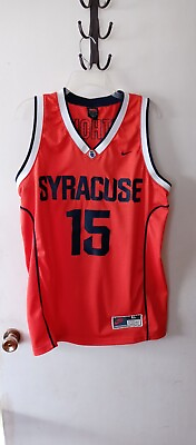#ad Nike Team Jersey Orange Syracuse Anthony 15. Size L