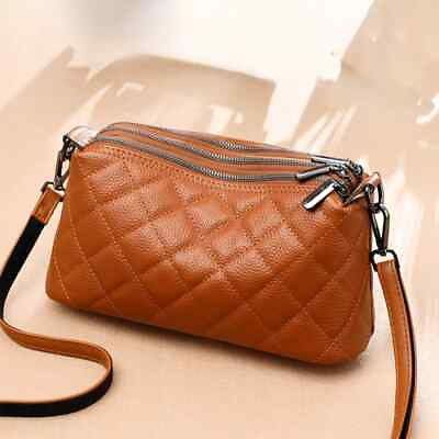 #ad Genuine Leather Shoulder Bag for Women Cowhide Designer Crossbody Bag Tote